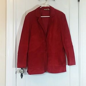 VTG St. John's Bay | Red Genuine Leather Jacket